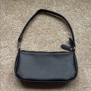 Black and Silver Shoulder Purse